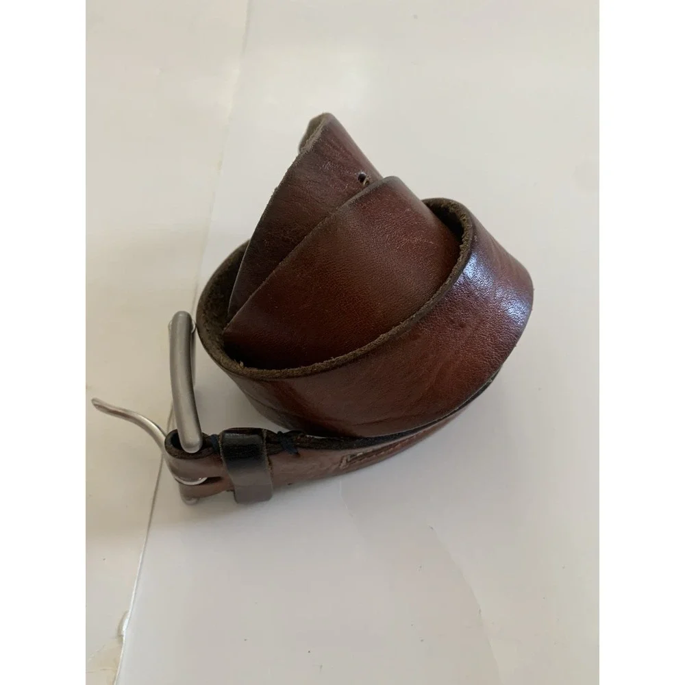RELIC Authentic Men's Brown Belt Full Grain Cowhide Work Belt - Men's Size 35-38